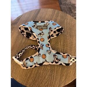 Beast & Buckle Cookie Dog Cow Print Harness Large